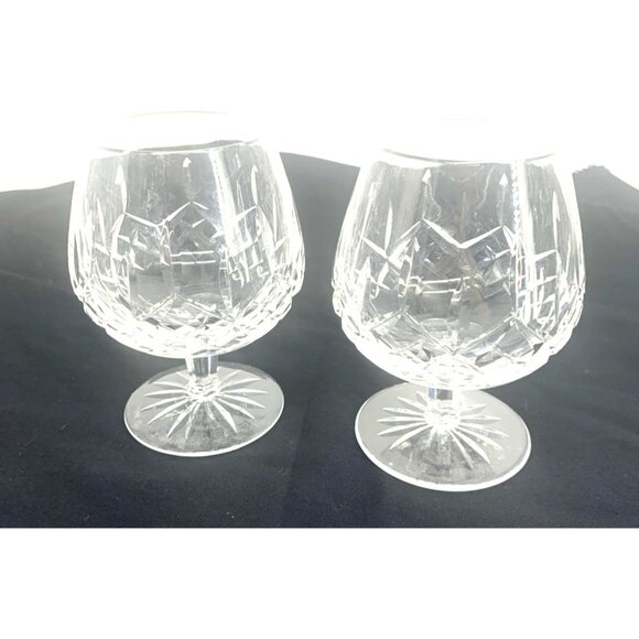 Waterford Lismore Brandy Snifters Crystal Goblets 5" Lot of 2 - Picture 3 of 7